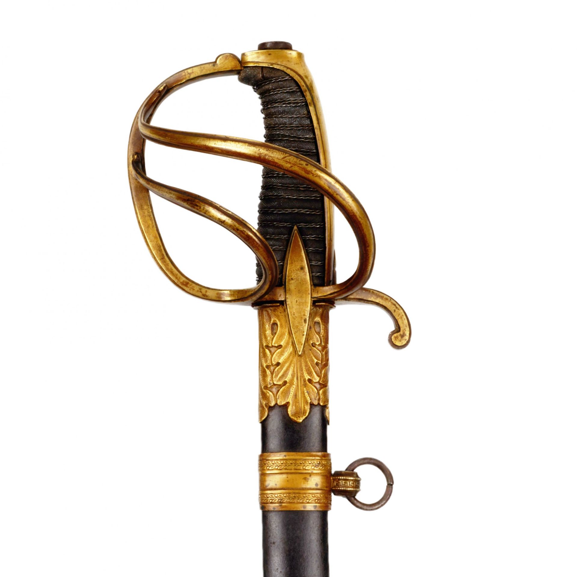 19th century officer`s saber with the initials S.M.G. - Image 6 of 8