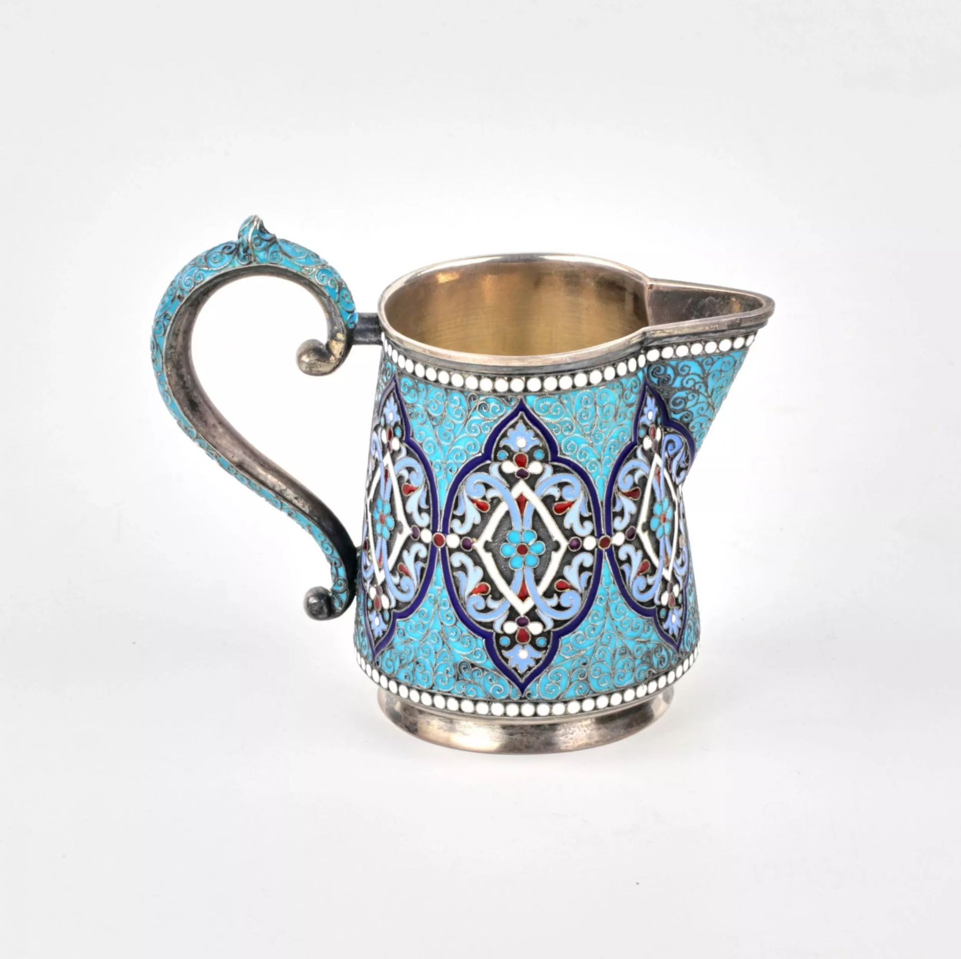 Tea, silver service by Gustav Klingert. - Bild 4 aus 22