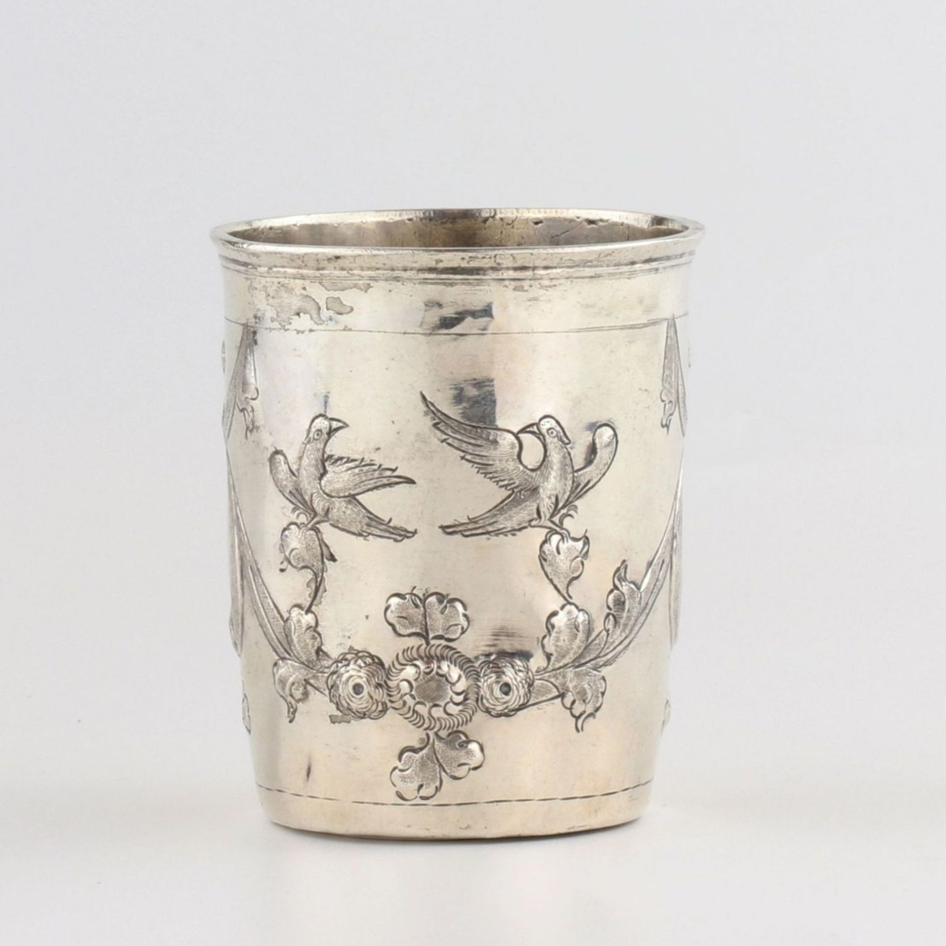 Russian silver vodka cup 1791. - Image 2 of 5