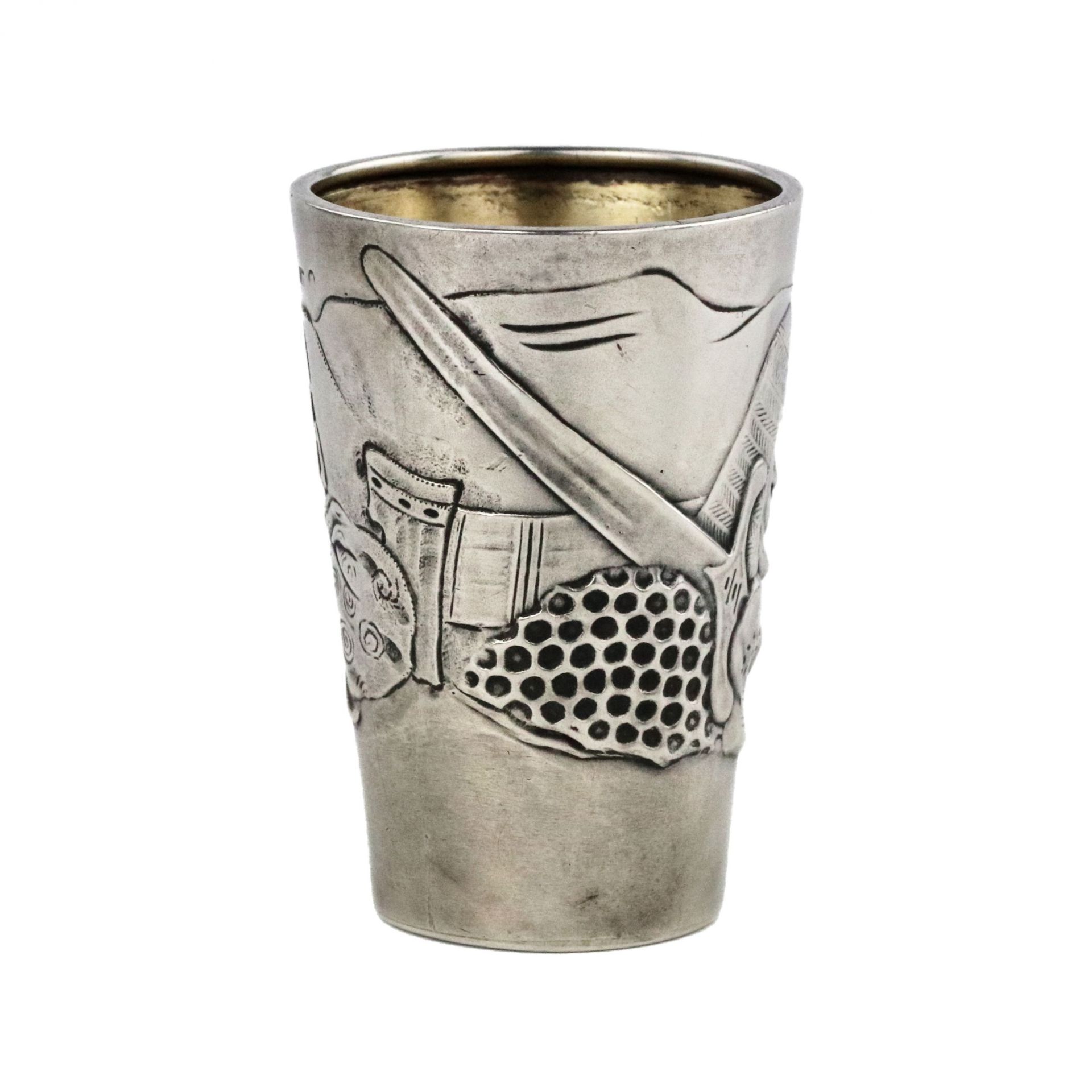 Mikhail Tarasov. Silver vodka cup Bogatyrskaya Zastava. - Bild 4 aus 8