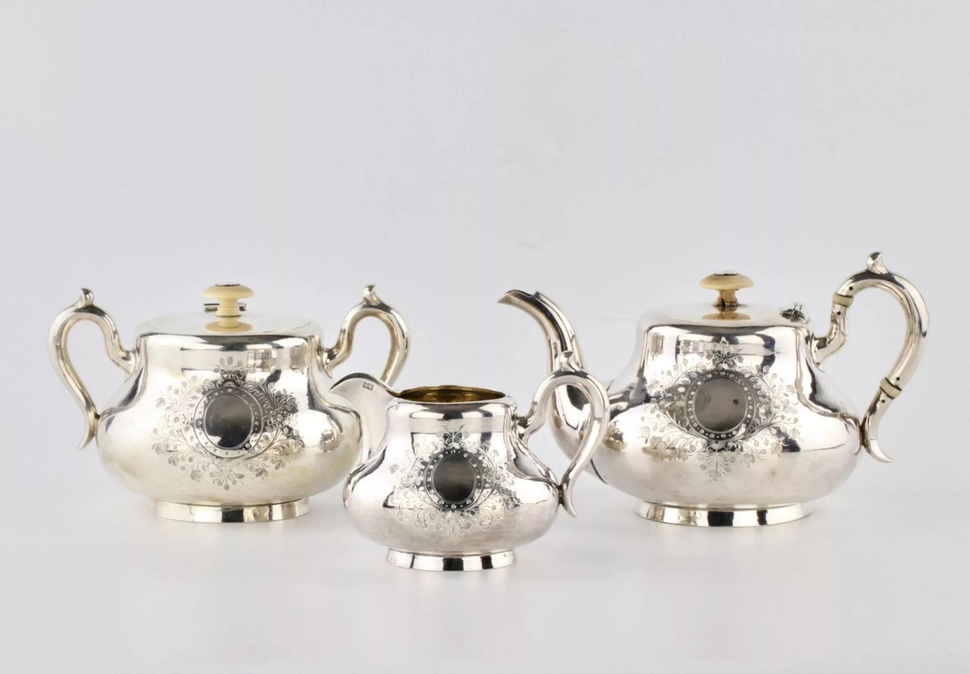 Russian silver tea set - Bild 2 aus 8