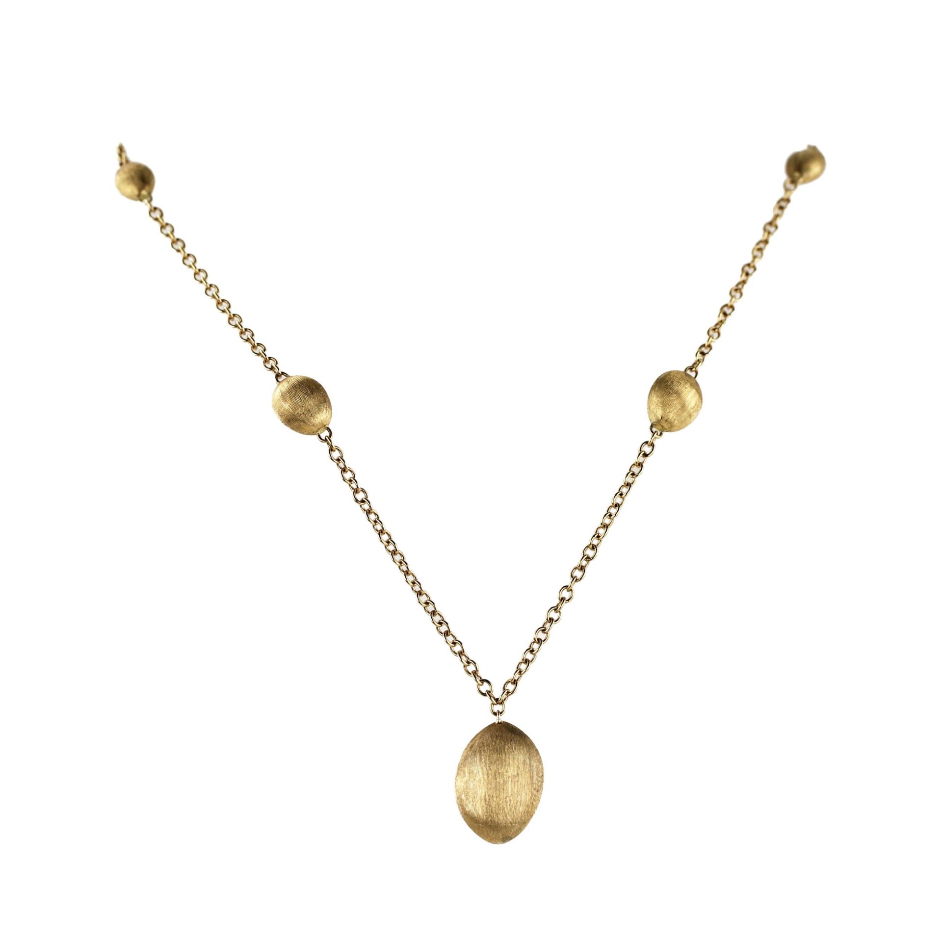 Marco Bisego. Original gold chain with pendant and diamonds. - Bild 3 aus 7