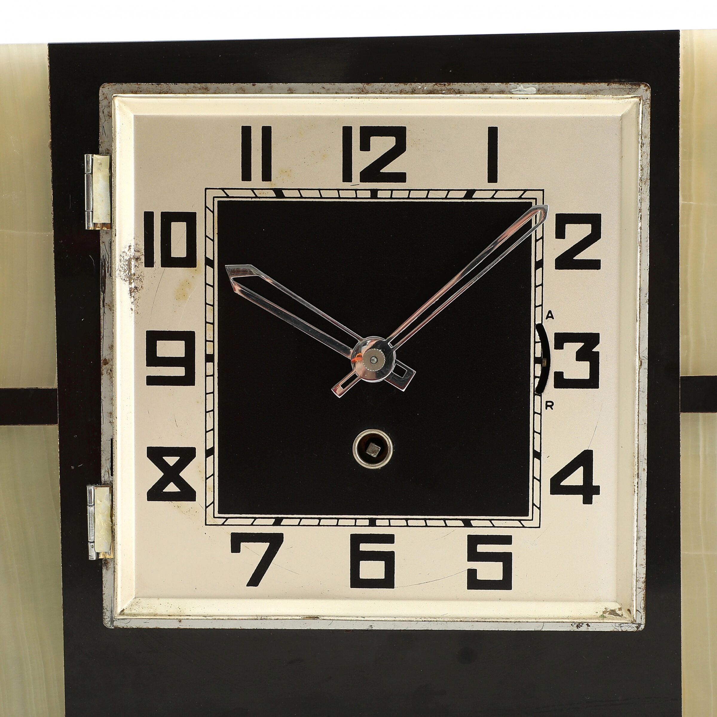 Fireplace set with Art Deco clock. - Image 5 of 6
