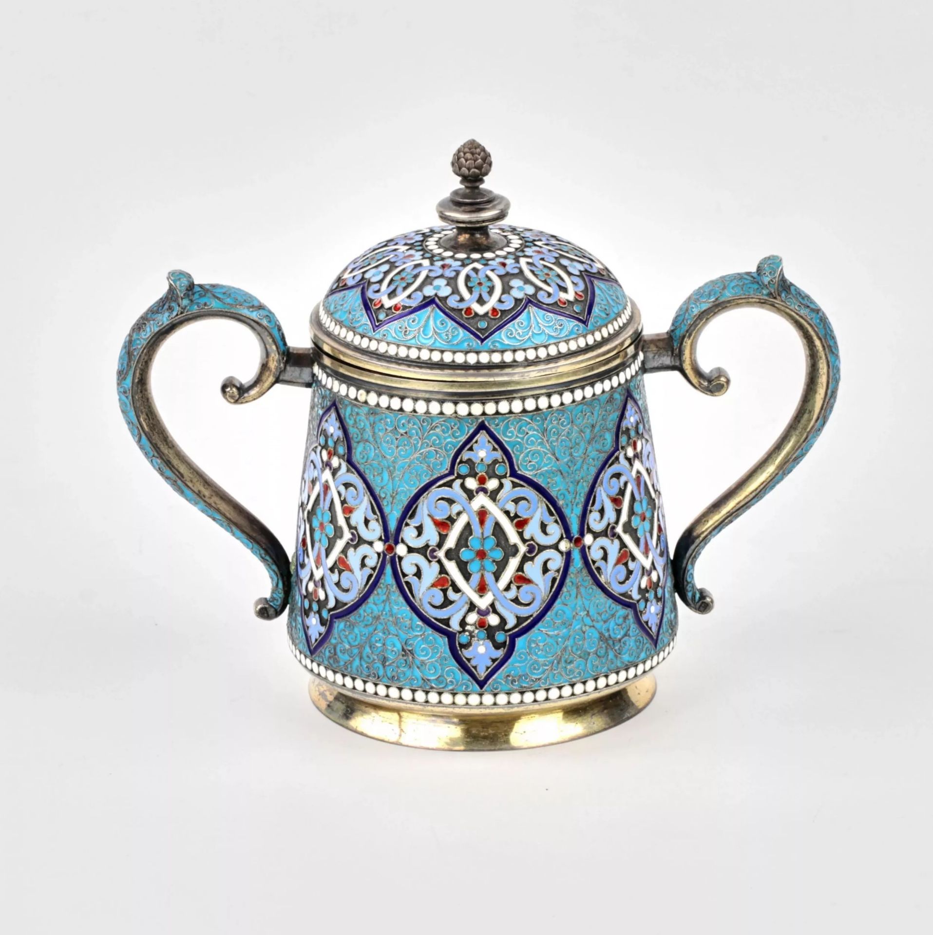 Tea, silver service by Gustav Klingert. - Image 11 of 22