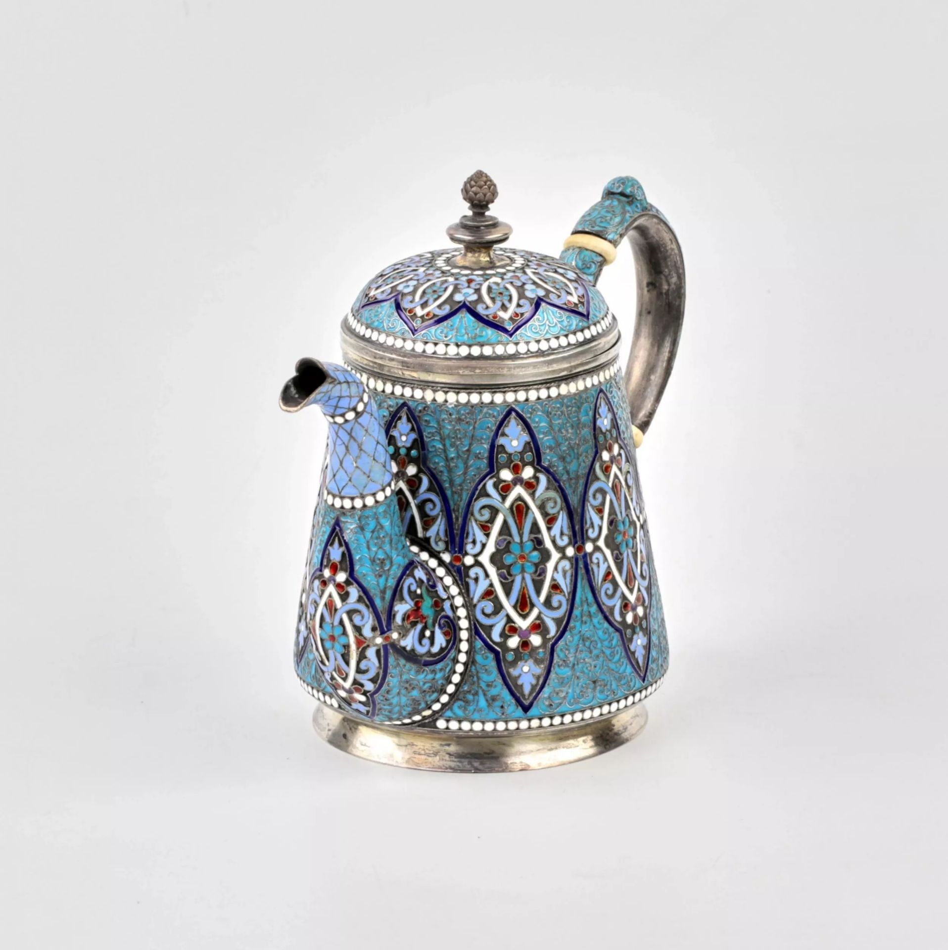 Tea, silver service by Gustav Klingert. - Bild 13 aus 22