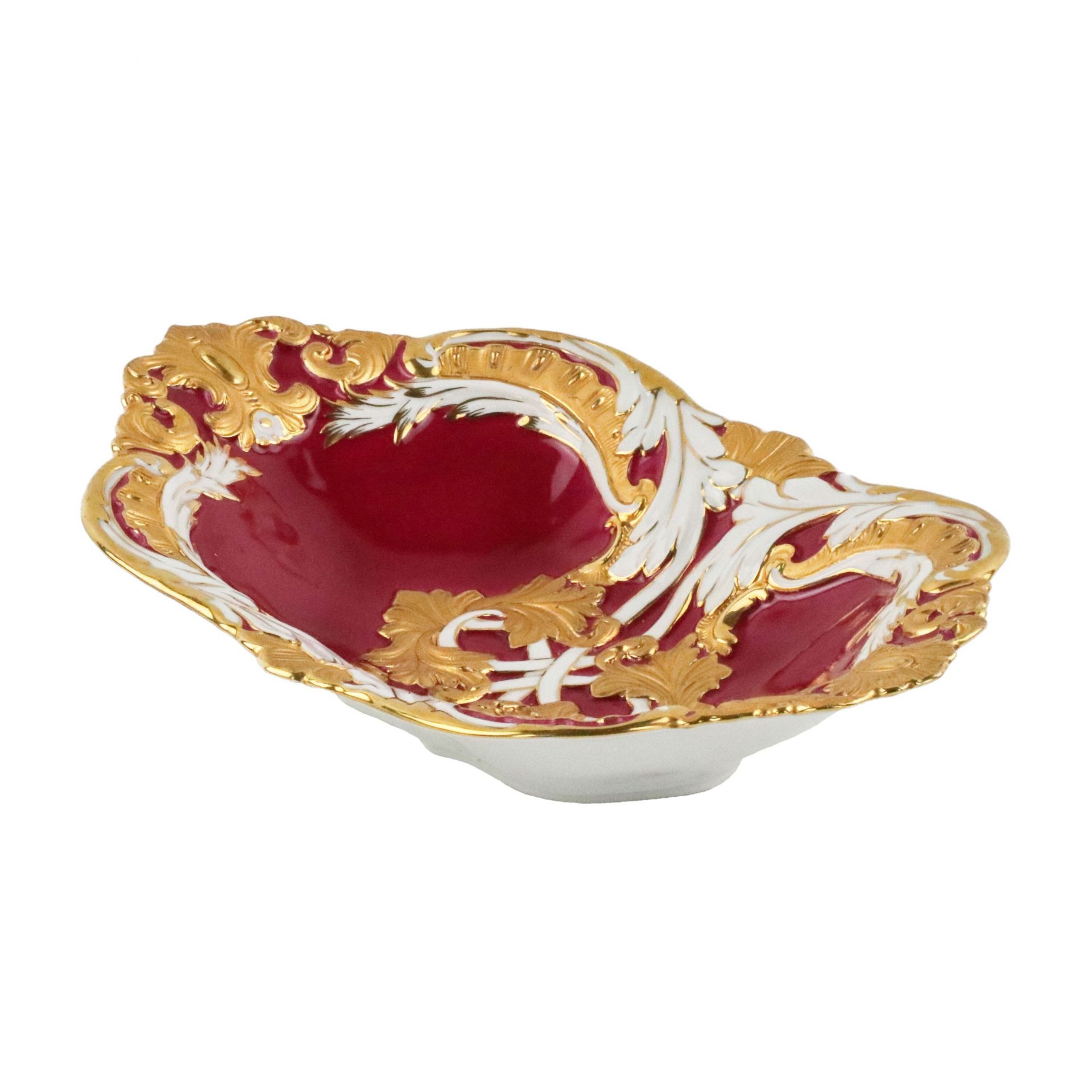 Meissen manufactory biscuit dish. 20th century. - Image 3 of 5