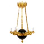 Impressive Empire style chandelier. Tsarist Russia