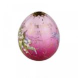 Painted porcelain Easter egg.