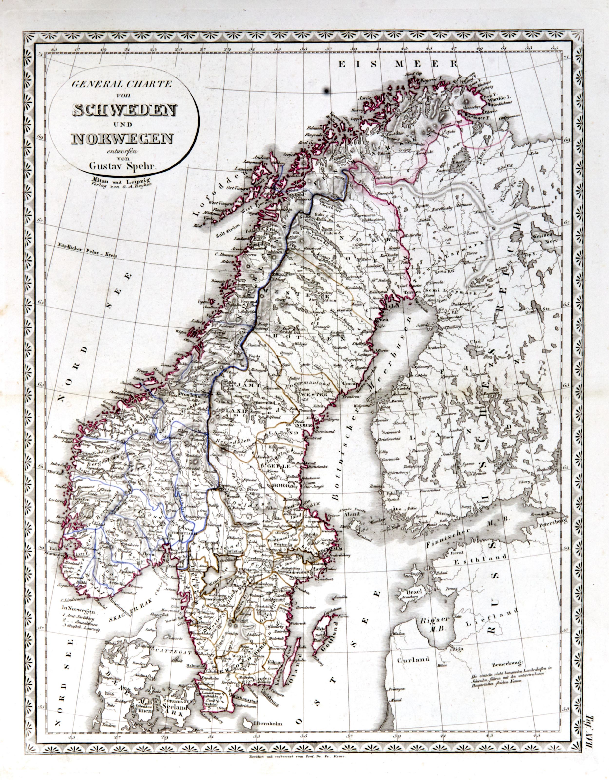 German atlas of world maps of 1845 Die Karten. - Image 4 of 7
