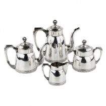 Russian silver tea and coffee service. 2nd Moscow Artel. 1908-1917.