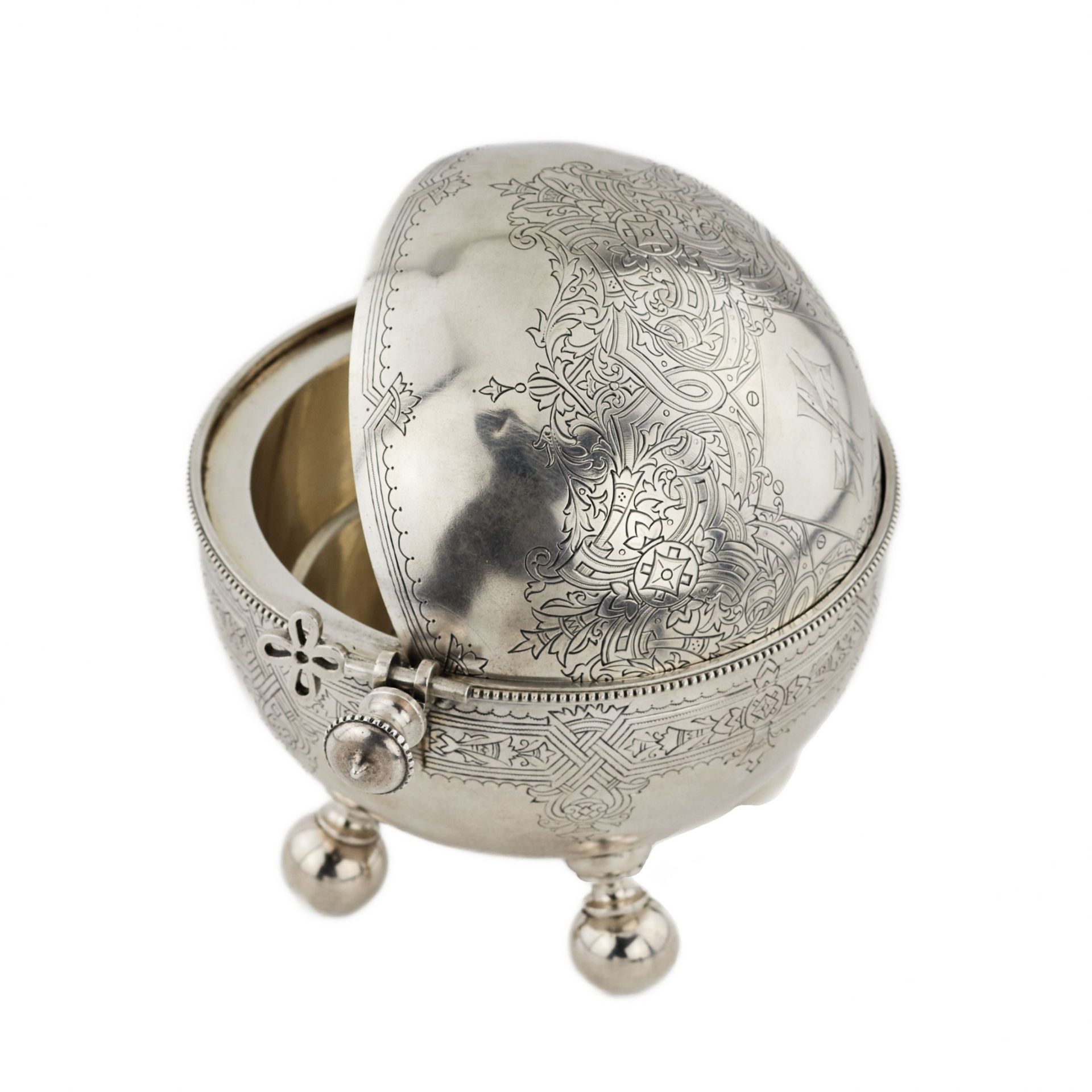 Silver device for caviar - Ikornitsa. St. Petersburg 1877-1891 - Bild 4 aus 8