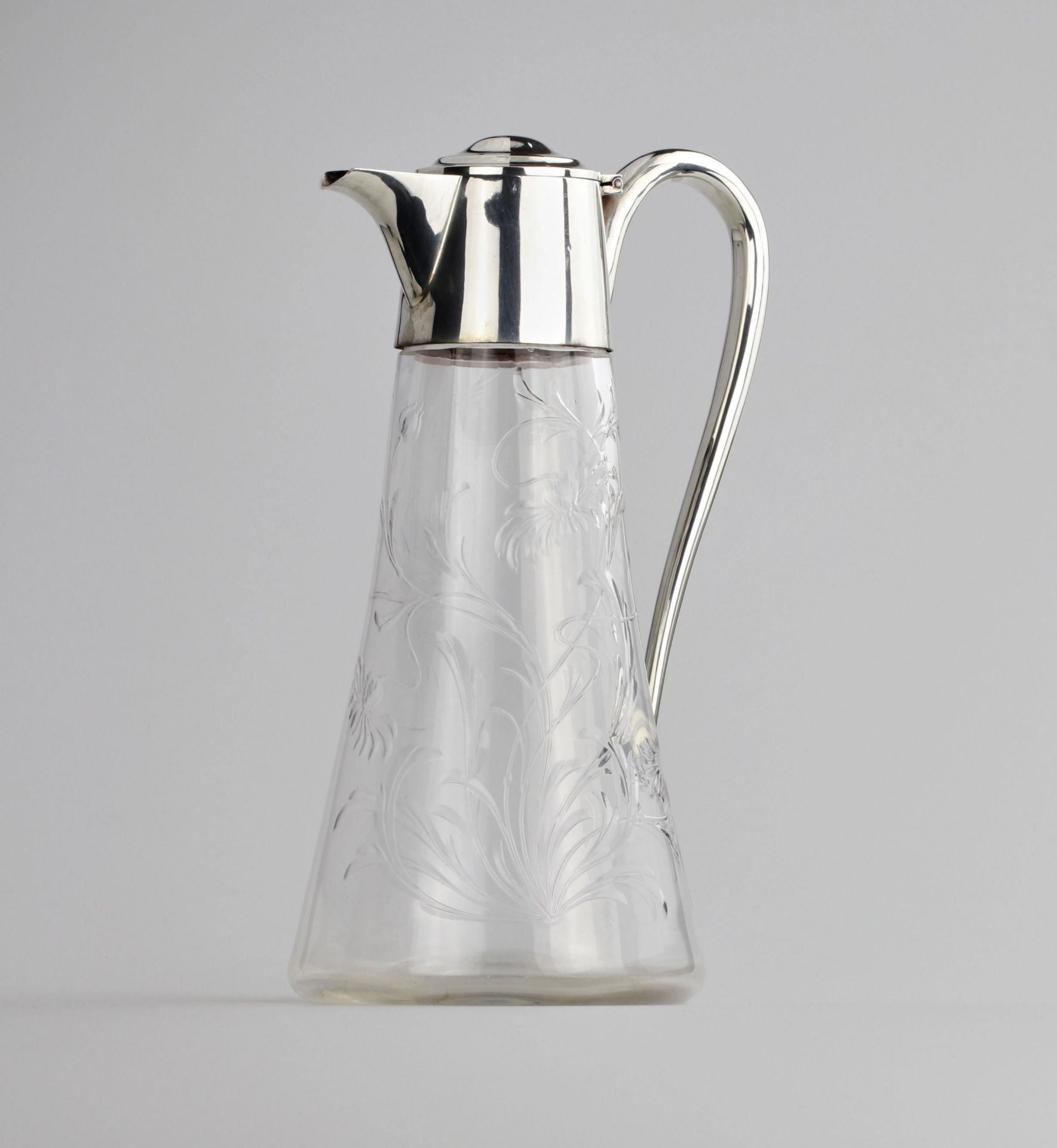 Jug in Art Nouveau style. Norton & White, Birmingham 1902. - Image 3 of 7