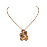 de Grisogono Zigana gold necklace with diamonds.