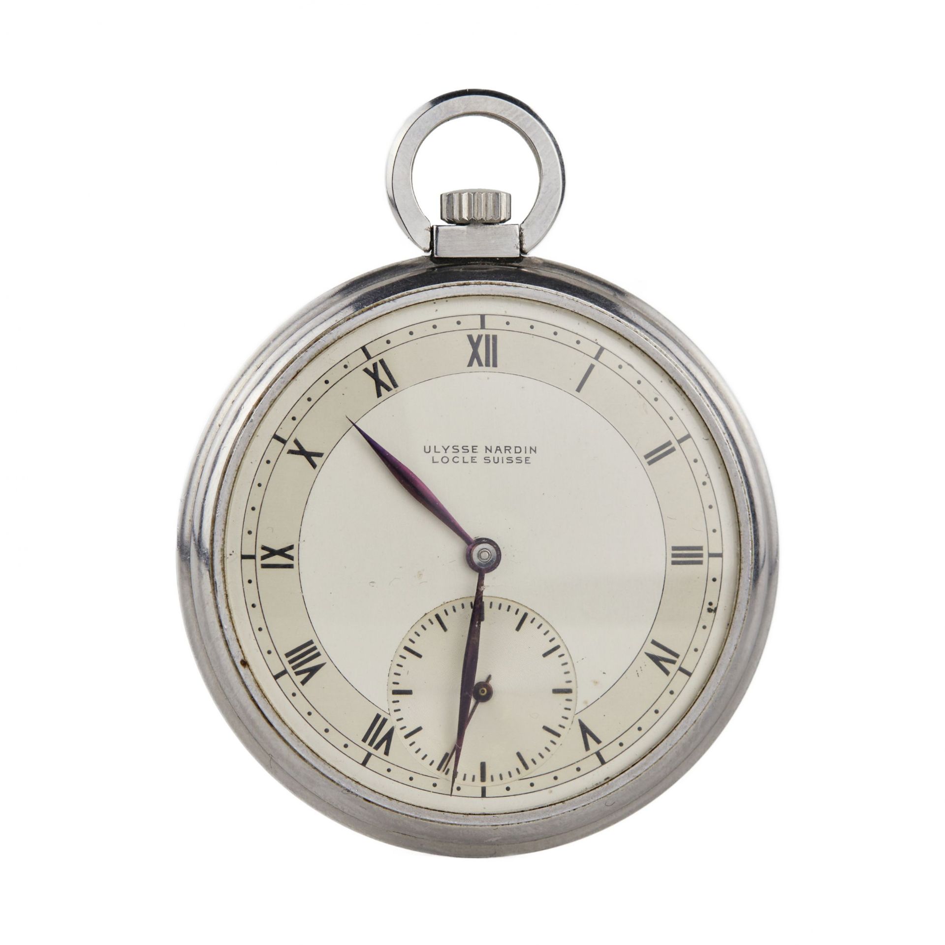 Pocket watch ULYSSE NARDIN Locle Suisse 1950. - Bild 2 aus 5