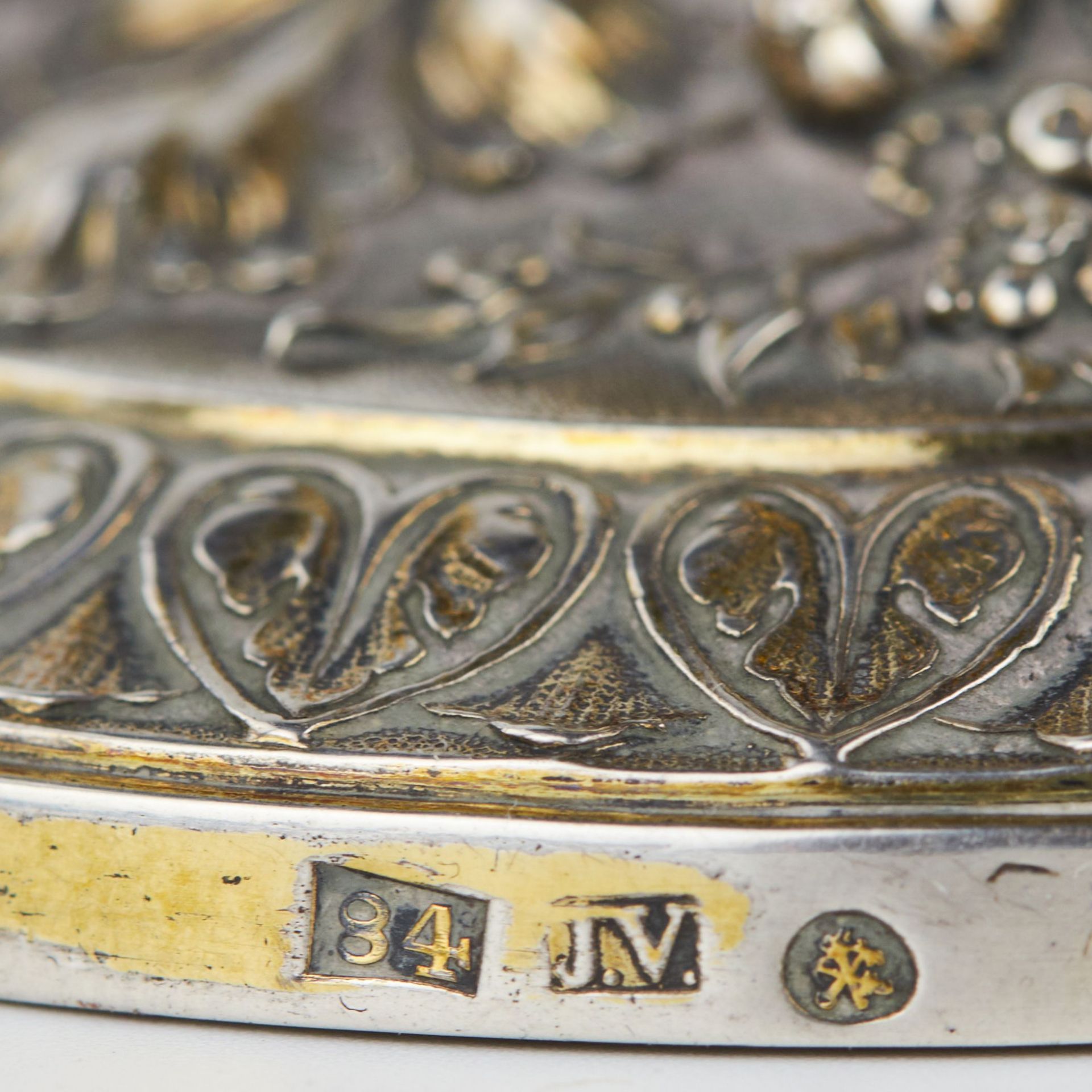 Gilded silver goblet. St. Petersburg, 84 samples, late 19th century. - Bild 9 aus 10