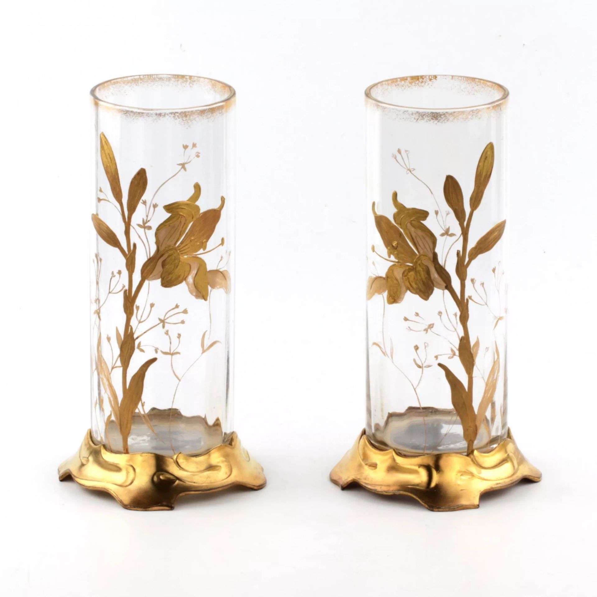 Pair of Art Nouveau vases