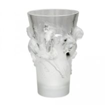 Lalique Equus Limited Edition Crystal Vase.