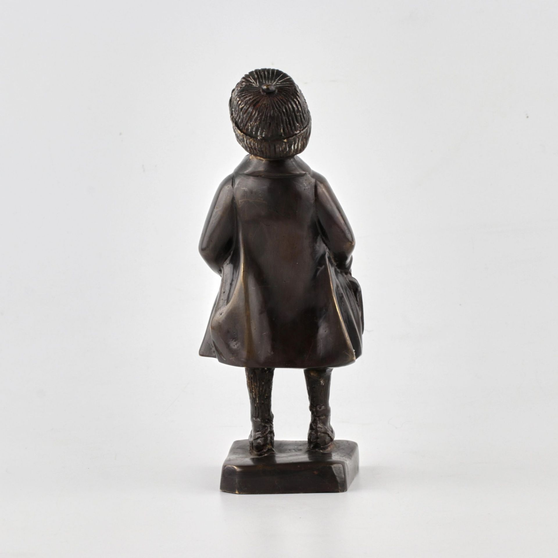 Bronze statuette Boy. - Bild 4 aus 6