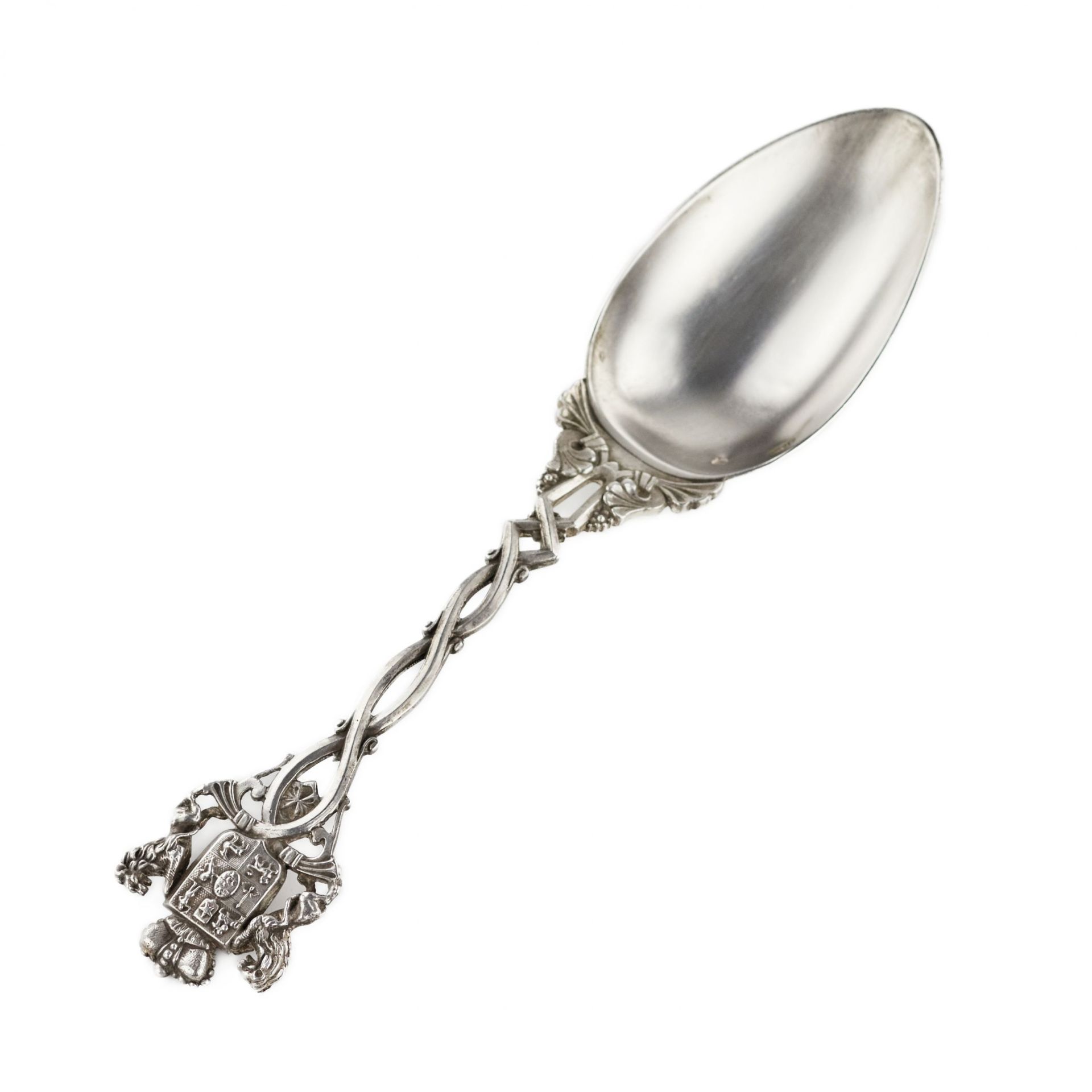 A set of silver spoons from the Scandinavian service of Prince Yusupov. Alex Gueyton. Paris, 19th ce - Image 5 of 8