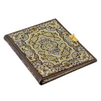 Address folder in Boulle style. France. 19th-20th century.