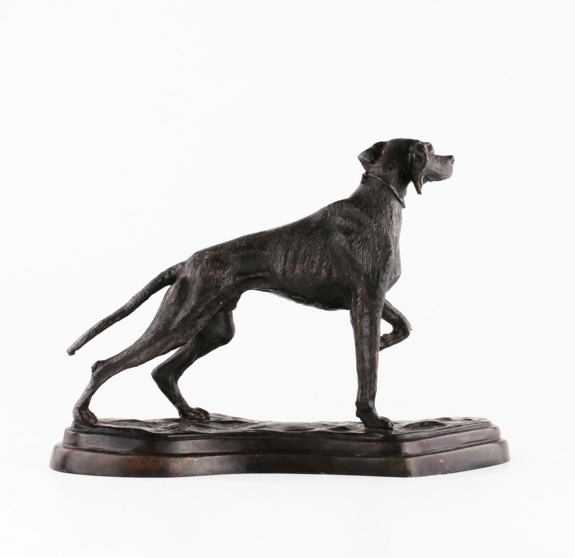 Bronze hunting dog. - Image 3 of 3