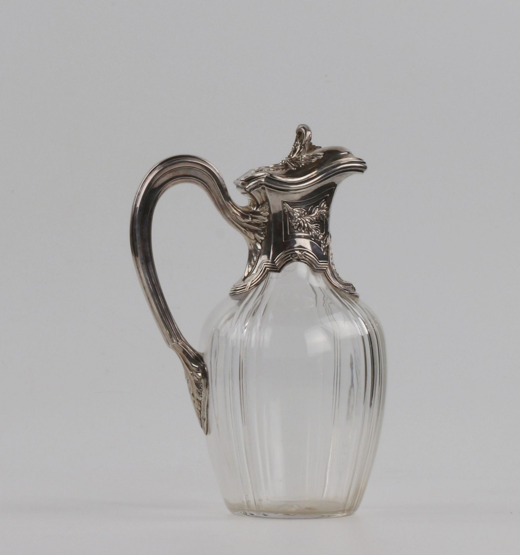 Crystal jug with silver. France. The turn of the 19th-20th centuries. - Image 6 of 6