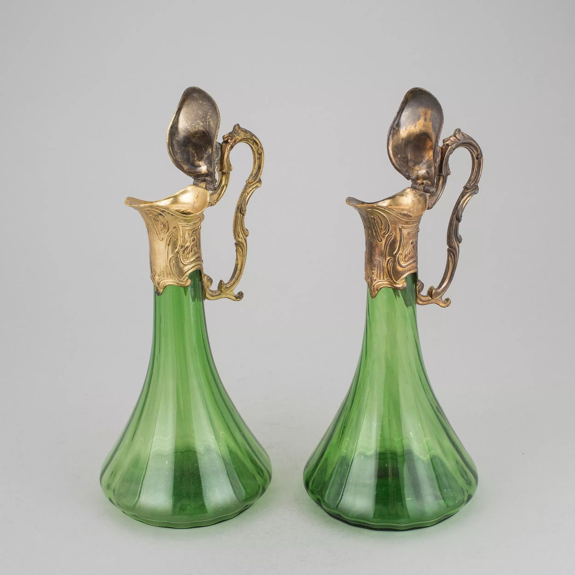 Pair of jugs in Art Nouveau style. - Image 4 of 4