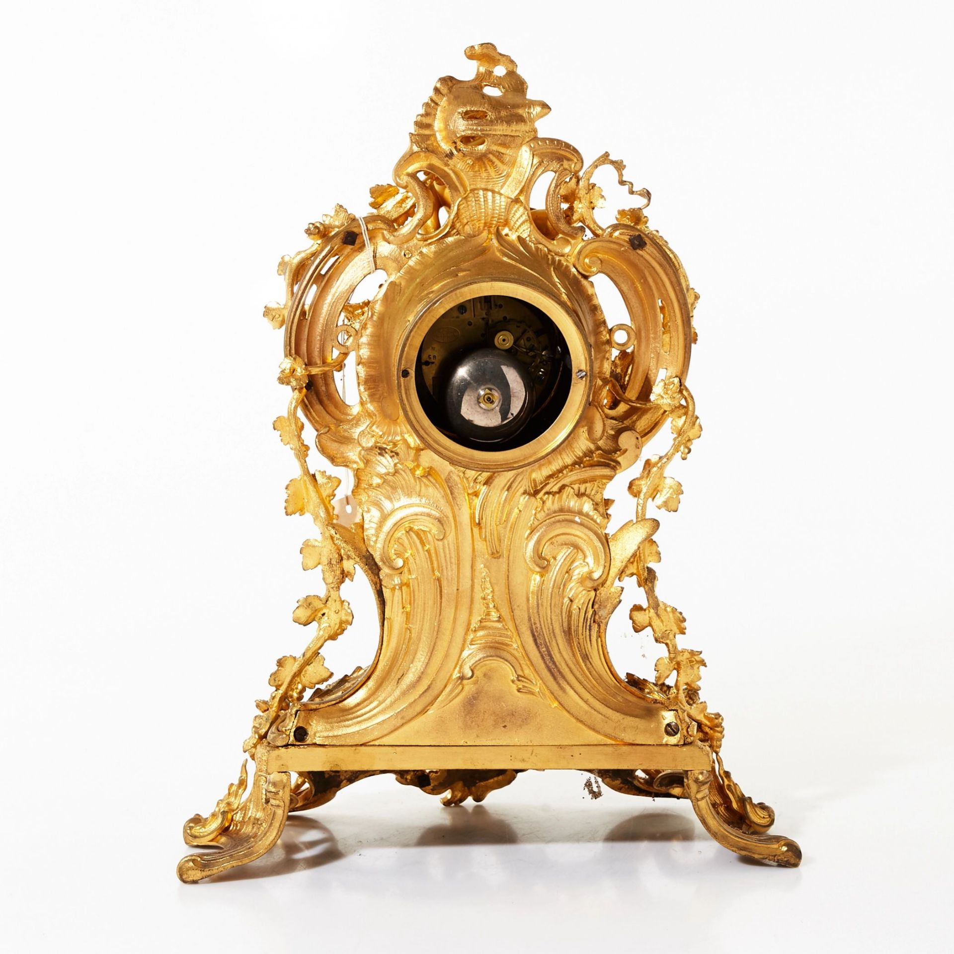 Mantel clock in Louis XV style - Bild 3 aus 3