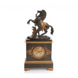 Mantel Clock Marly Horses