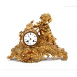 Mantel clock Allegory of Art - Music