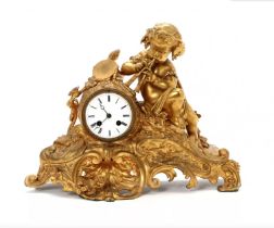 Mantel clock Allegory of Art - Music