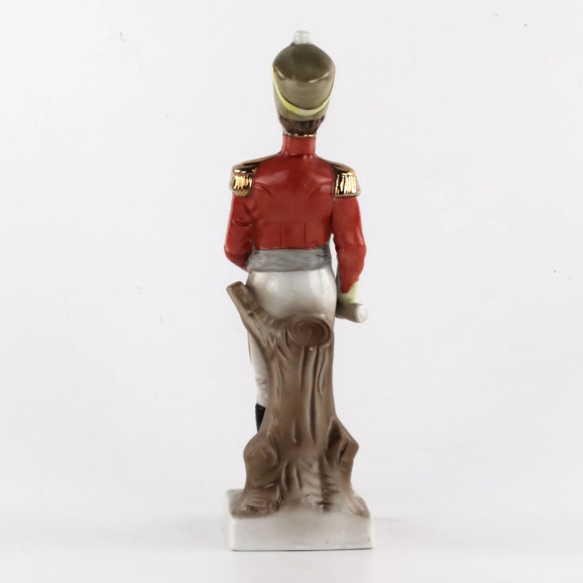 Porcelain figurine "Hussar with a report". - Image 3 of 6