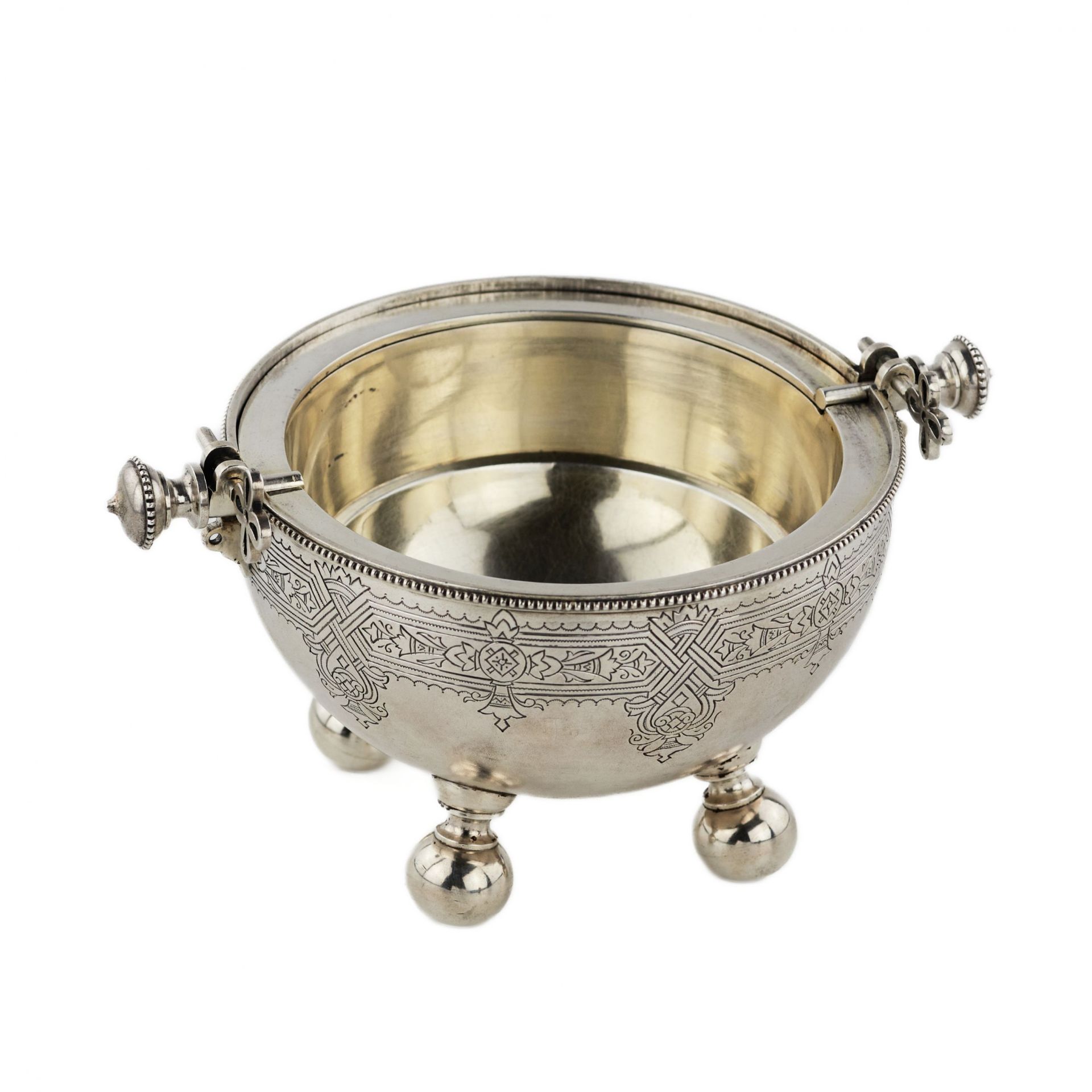 Silver device for caviar - Ikornitsa. St. Petersburg 1877-1891 - Bild 5 aus 8