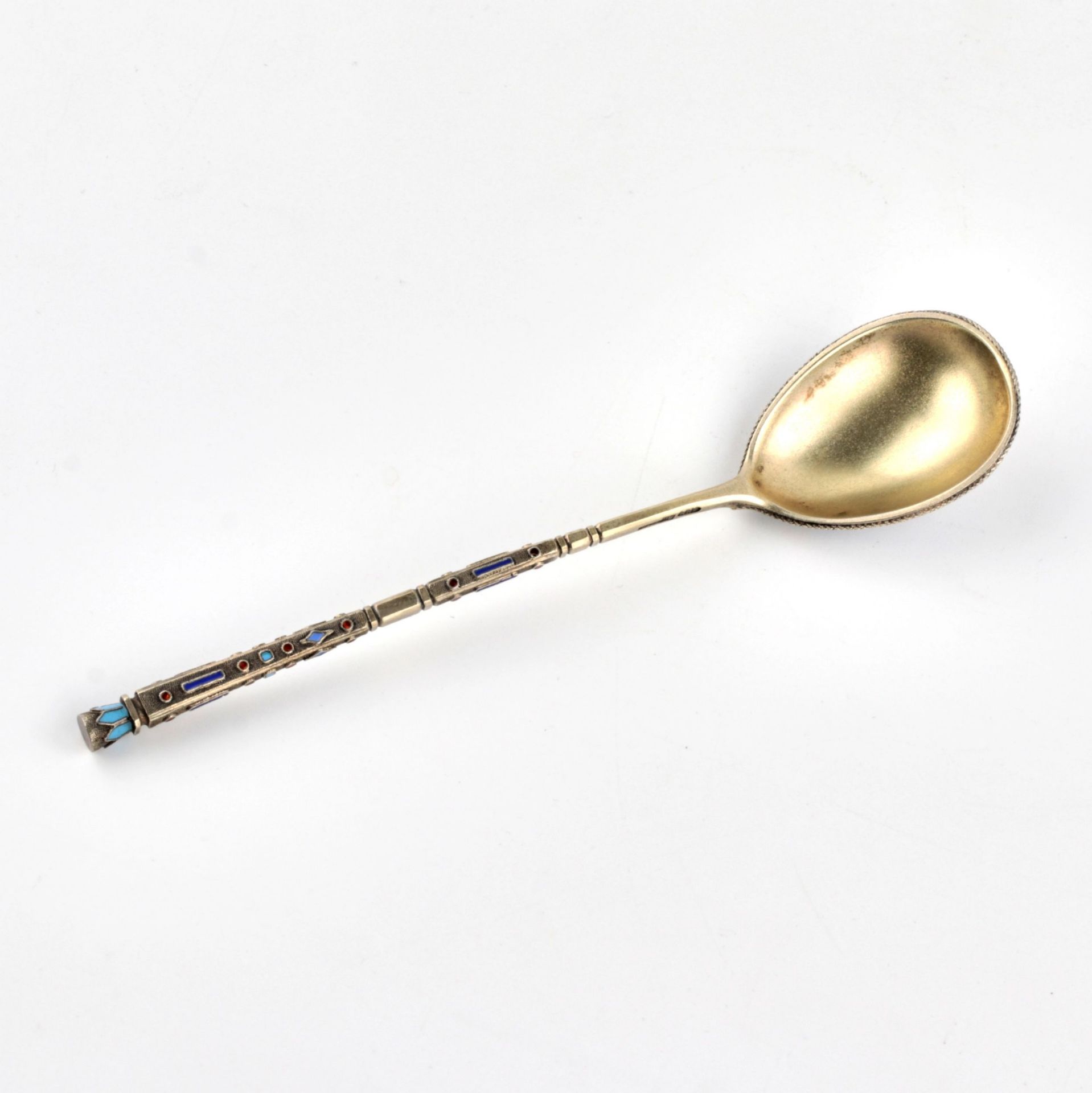 A set of Grachev`s teaspoons in their own case. - Image 3 of 9