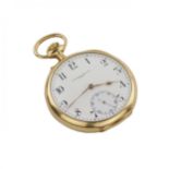 Gold pocket watch from the world famous company Vacheron & Constantin. Early 20th century.