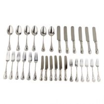 Silverware set for 6 persons. Ivan Khlebnikov.