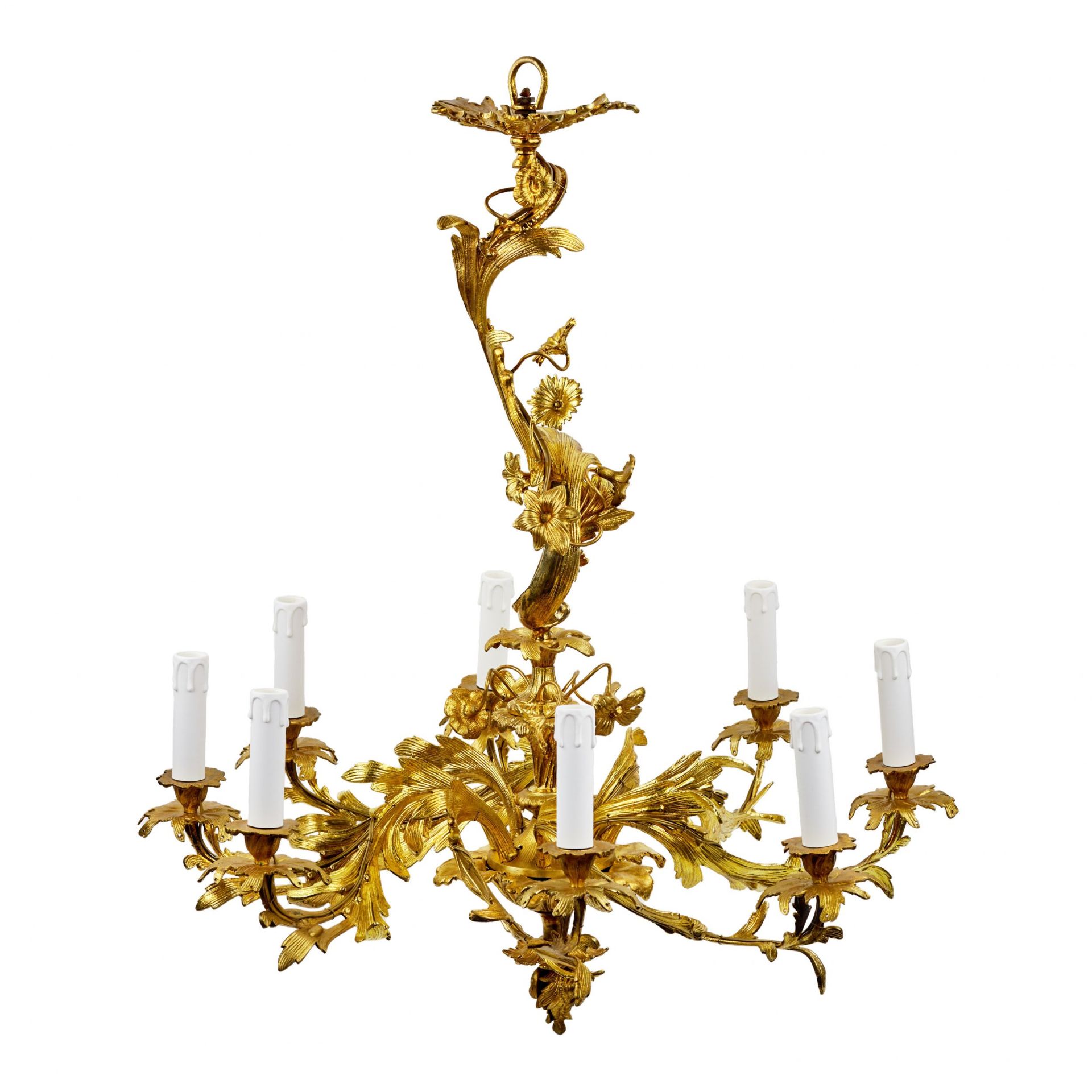 Rococo chandelier. End of the 19th century. - Bild 4 aus 4