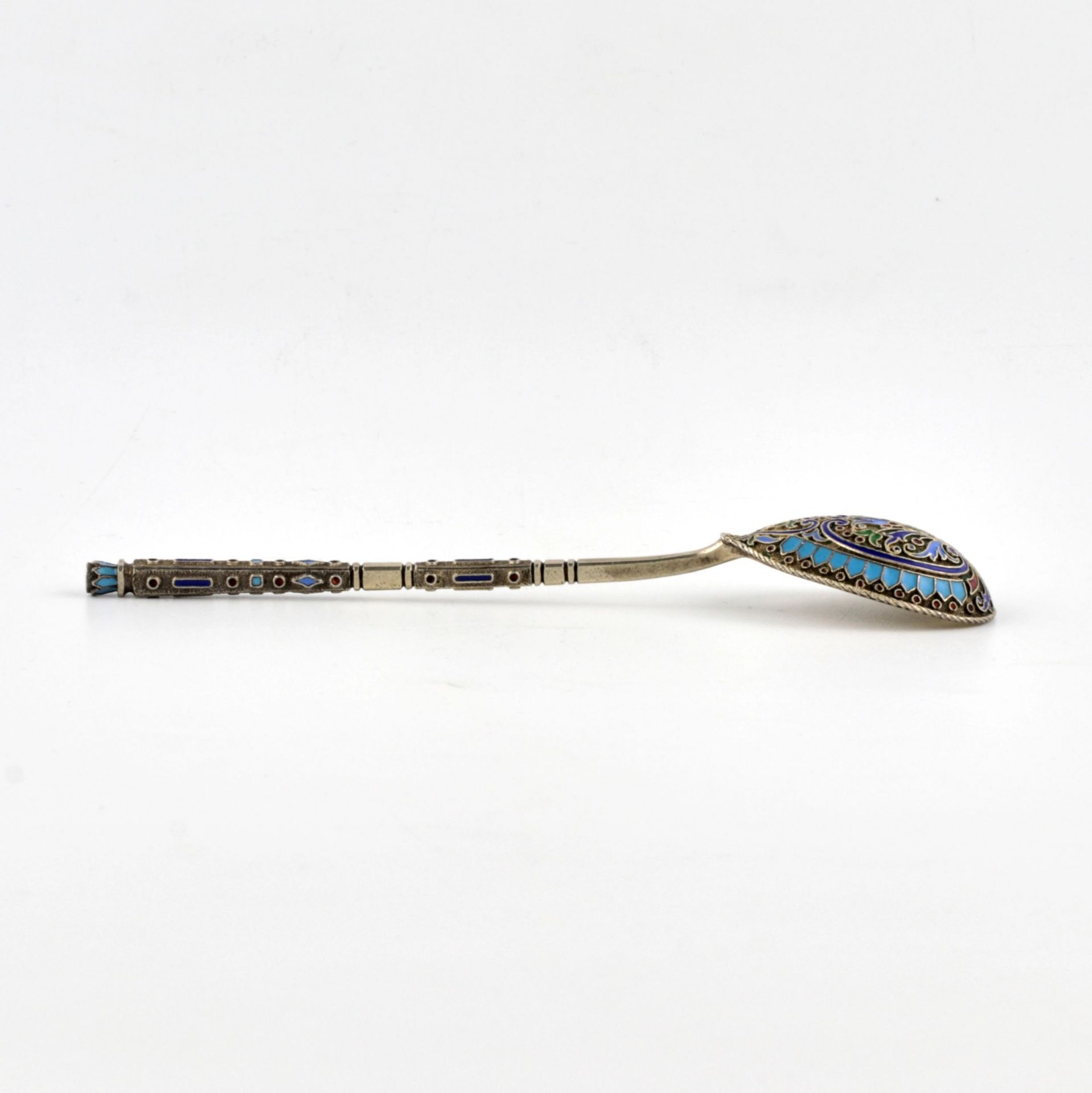A set of Grachev`s teaspoons in their own case. - Image 6 of 9