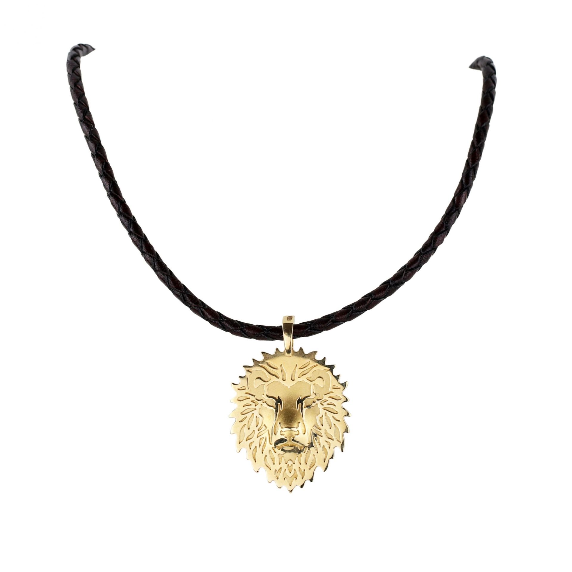 Carrera y Carrera. 18K gold pendant Lion.