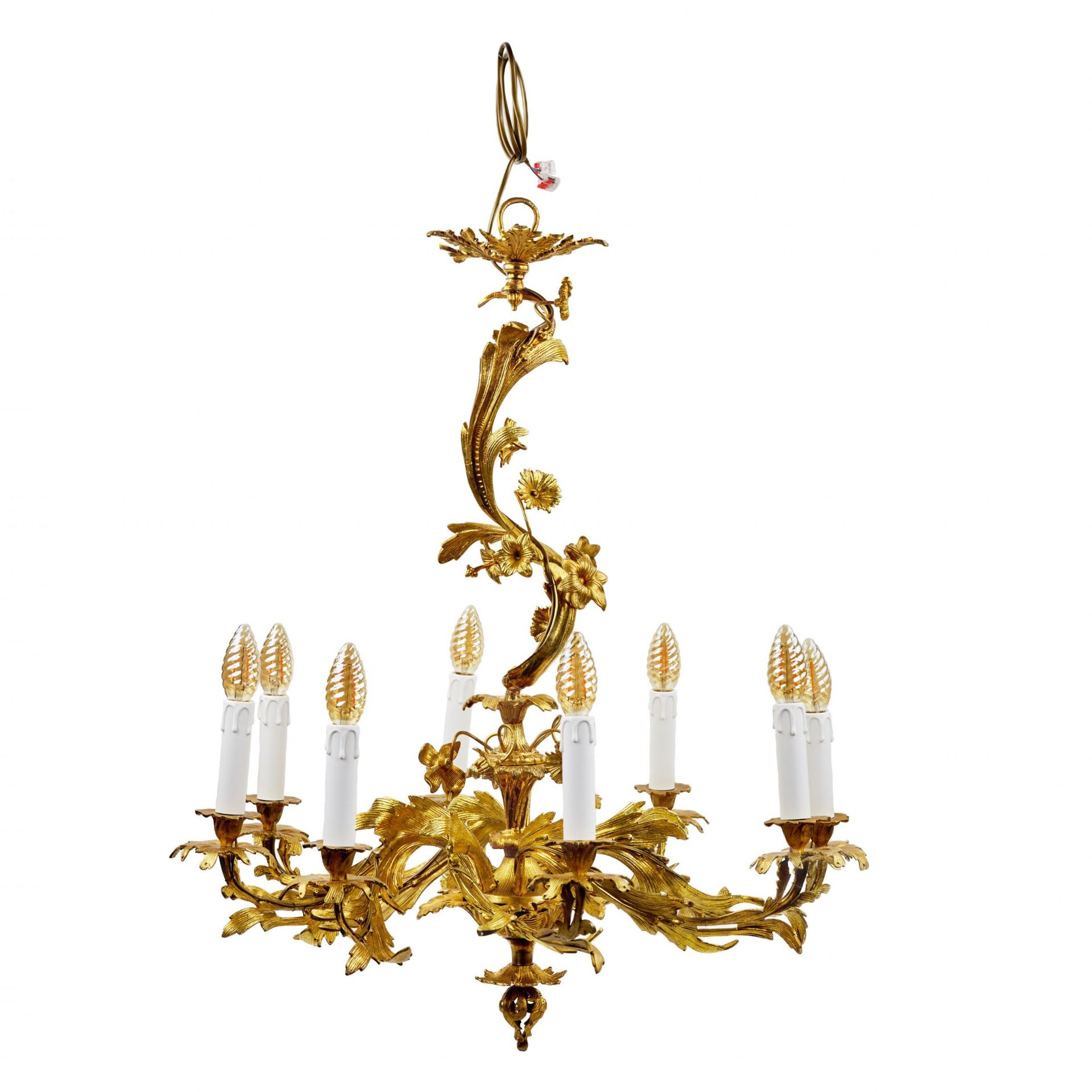 Rococo chandelier. End of the 19th century. - Bild 2 aus 4