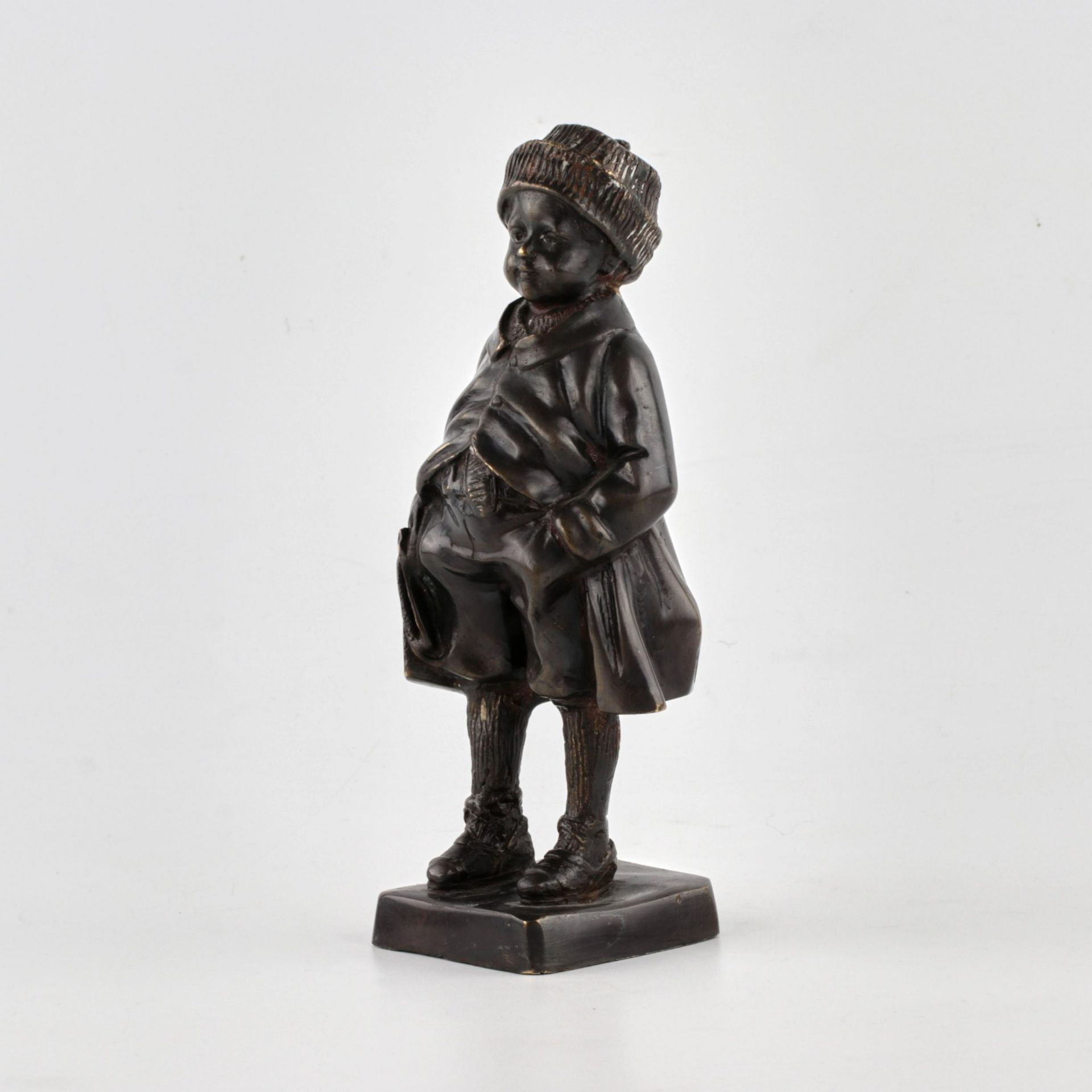 Bronze statuette Boy. - Bild 3 aus 6