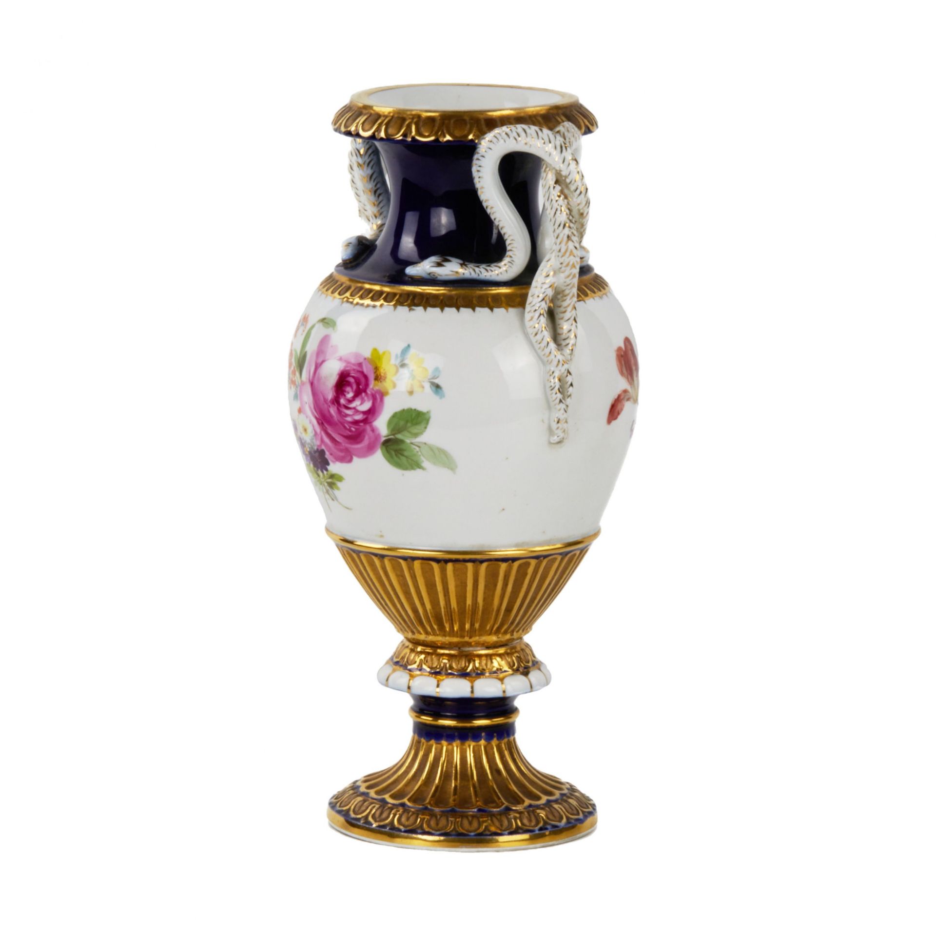 Meissen. Porcelain vase with snakes. - Bild 2 aus 6