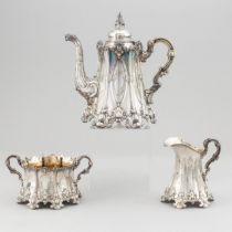 Coffee service. CG Hallberg, late 19th century.