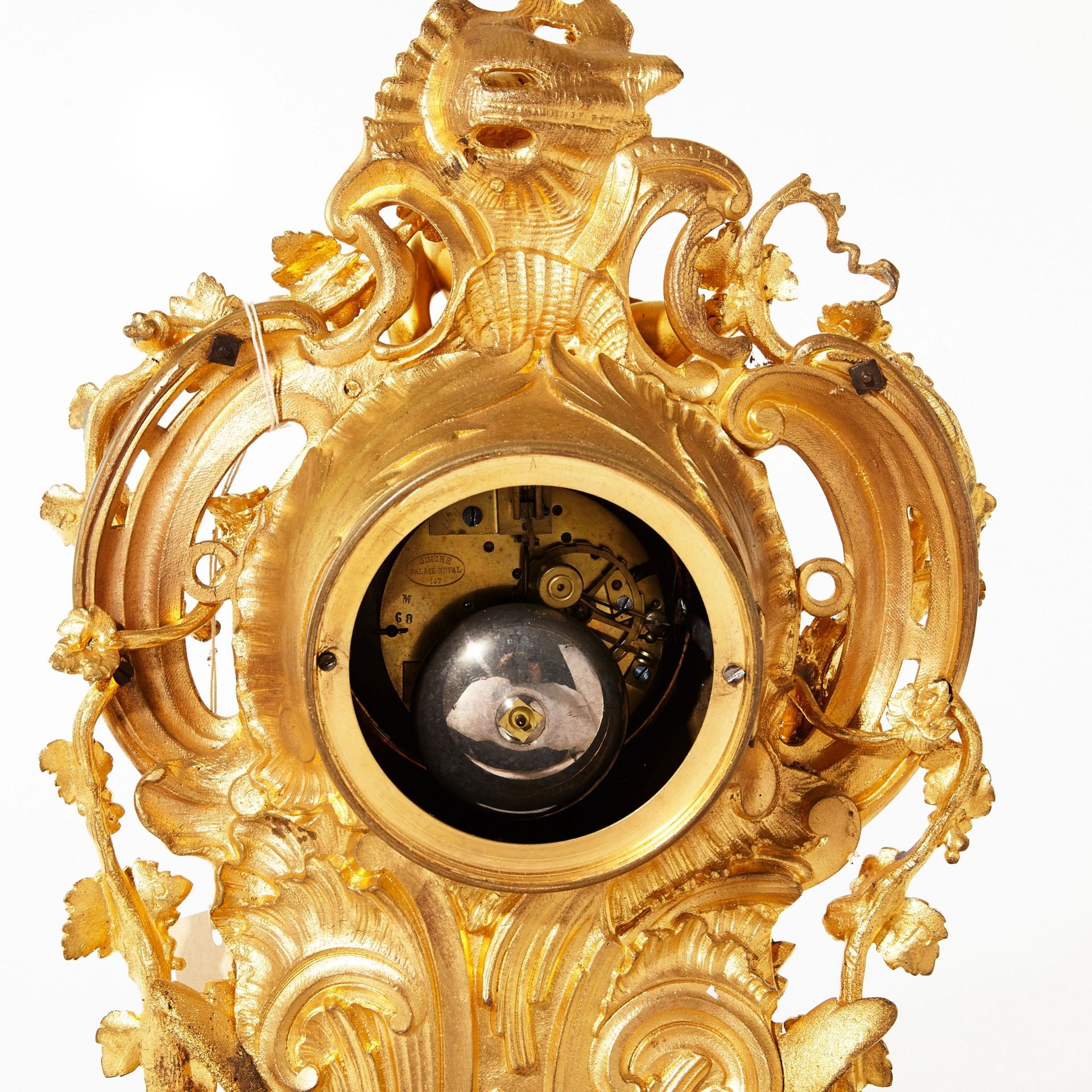 Mantel clock in Louis XV style - Bild 2 aus 3