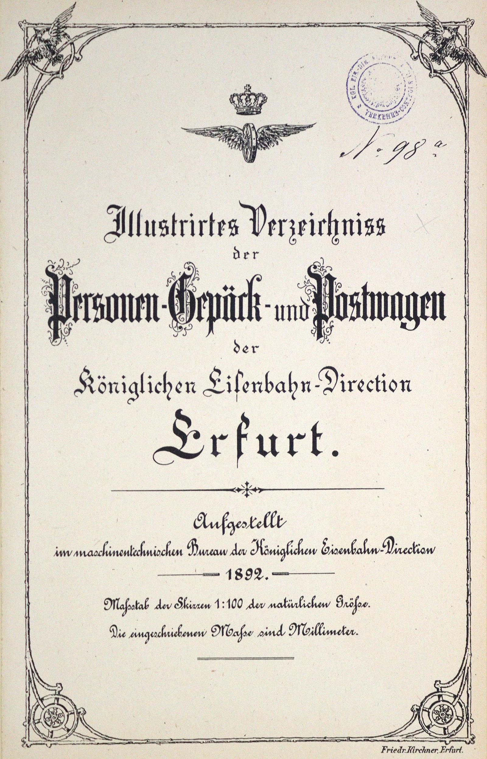 "Grosse Contor- und Bureau-Karte des Deutschen Reiches".