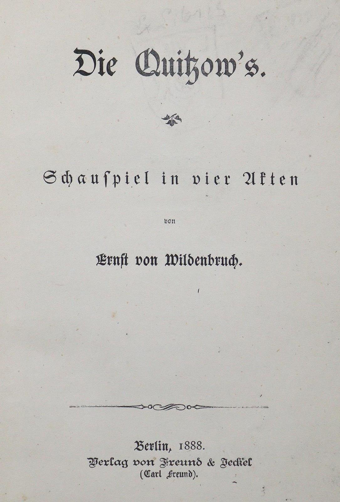 Wildenbruch,E.v.