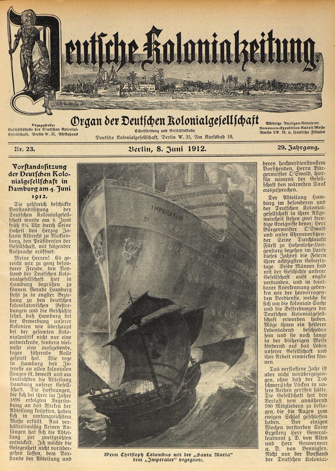 Kolonialzeitung, Deutsche. - Image 6 of 6