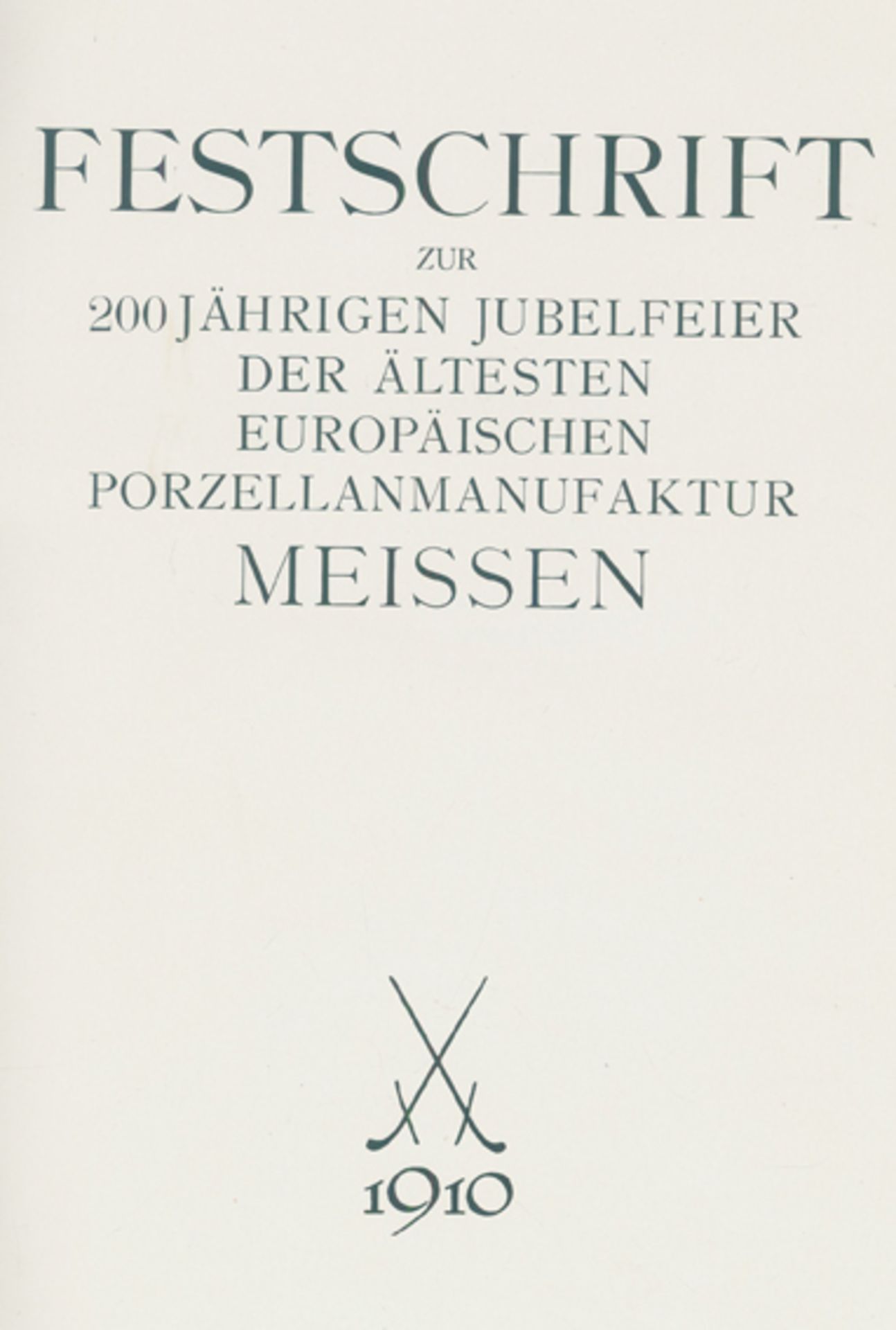 Festschrift zur 200jährigen Jubelfeier
