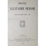Revue militaire suisse.