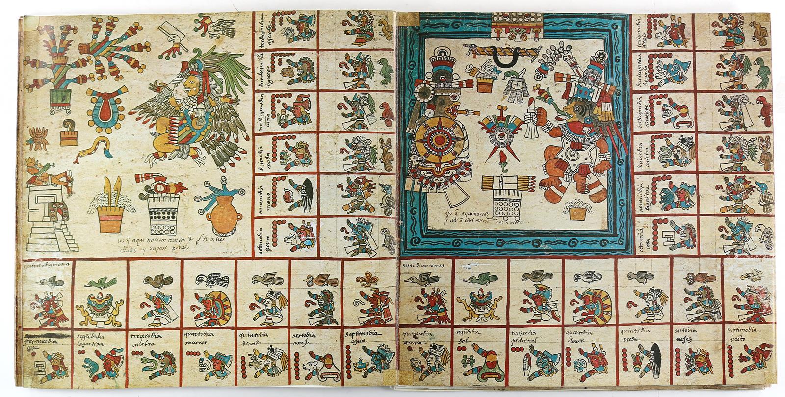 Codex Borbonicus. - Image 2 of 2